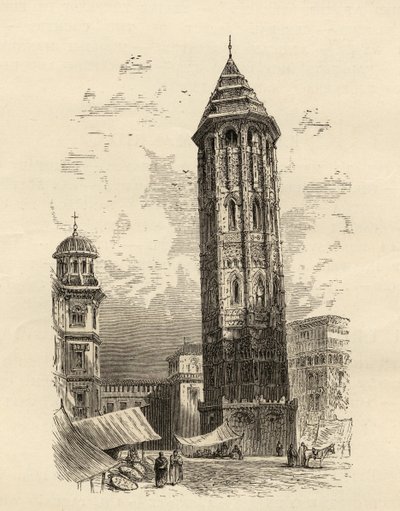 Leaning Tower Saragossa, illustration from 
